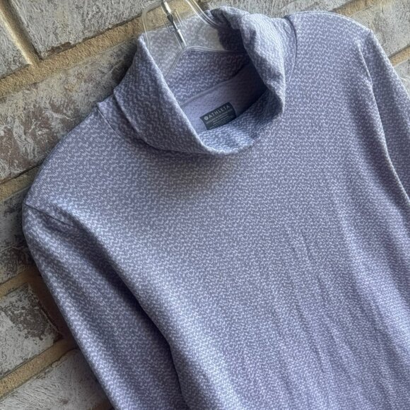 Athleta Long Sleeve Turtleneck Gray/White Seamless Top Women's Size L - Picture 4 of 7